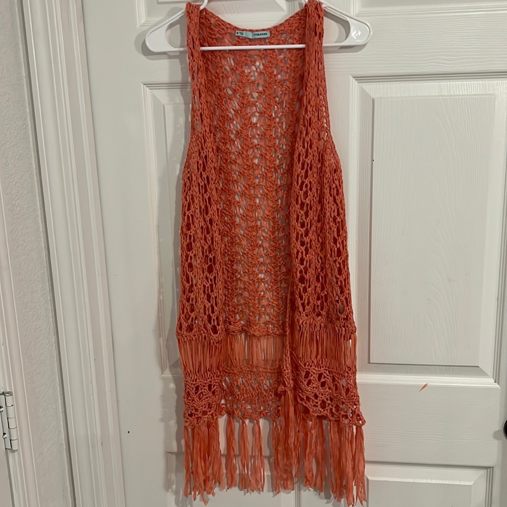 M Maurice’s vest/ tank top sleeved cardigan